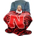 College Covers Collegecovers NEBTHSM Nebraska Huskers Raschel Throw Blanket - 50 x 60 NEBTHSM